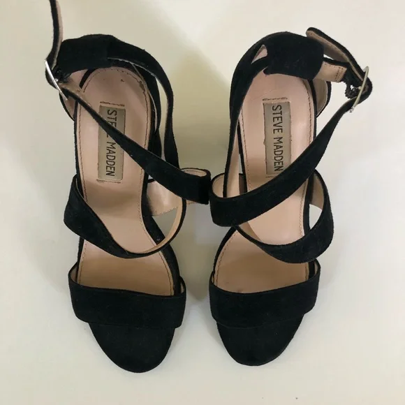 Steve Madden Caliopi Suede Heels - Picture 3 of 6